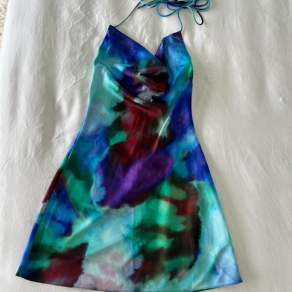 Rat & Boa mini tie die dress